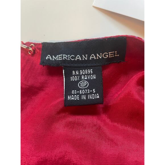 Vintage 90s Y2K red ruffle boho dress | MEDIUM - Picture 5 of 8